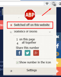 Désactiver Adblock Plus pour moviemakeronline.com dans Chrome et Opera